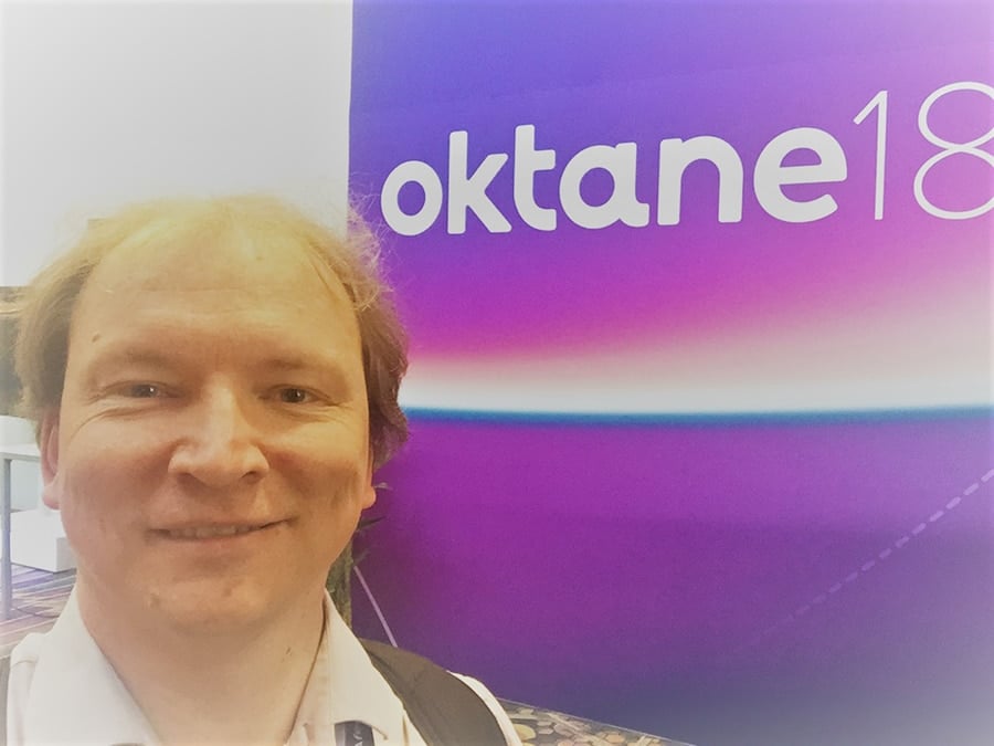 Arnes rejsebrev fra Oktas konference Oktane18